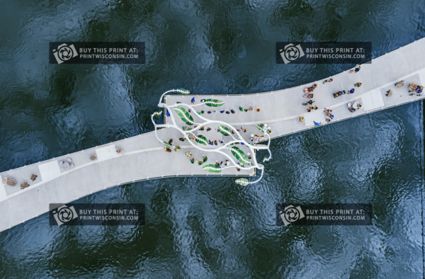 Connections – Overhead View of the Pedestrian Bridge