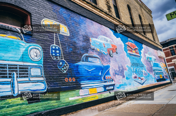 GM Mural Detail – Textures of Janesville