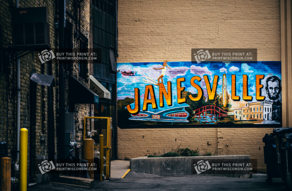 Alley Mural – Janesville Icons in Color