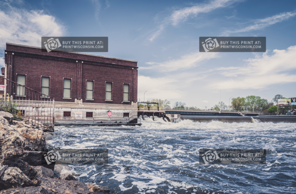 rapids below the centerway dam pump house