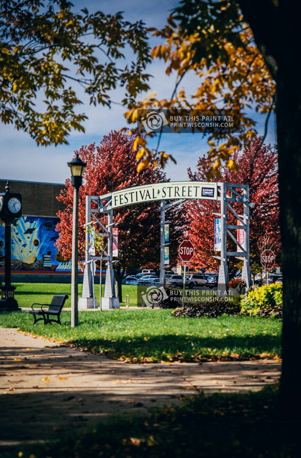 Festival Street & Mural – Autumn Layers