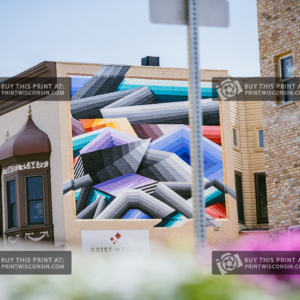 Urban Geometry – Downtown Janesville Mural