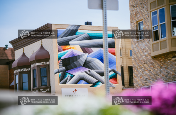 Urban Geometry – Downtown Janesville Mural
