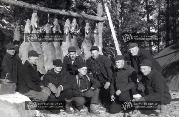 A timeless portrait of camaraderie, tradition, and the spirit of deer camp in mid-century Wisconsin.